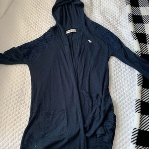 abercrombie hooded cardigan